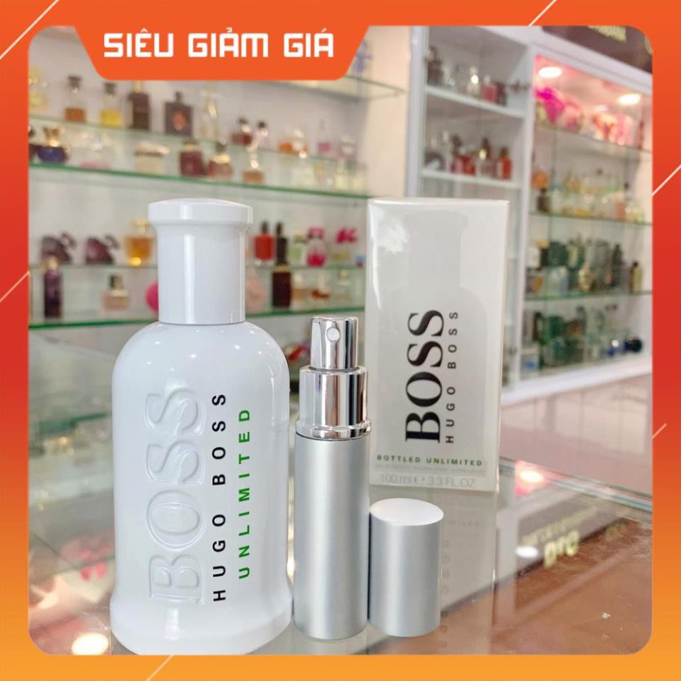 hot (MẪU THỬ) NƯỚC HOA NAM HUGO BOSS - BOSS  Bottled Unlimited EDT 10ml - tươi mát Tiếp thêm năng lượng, sinh lực