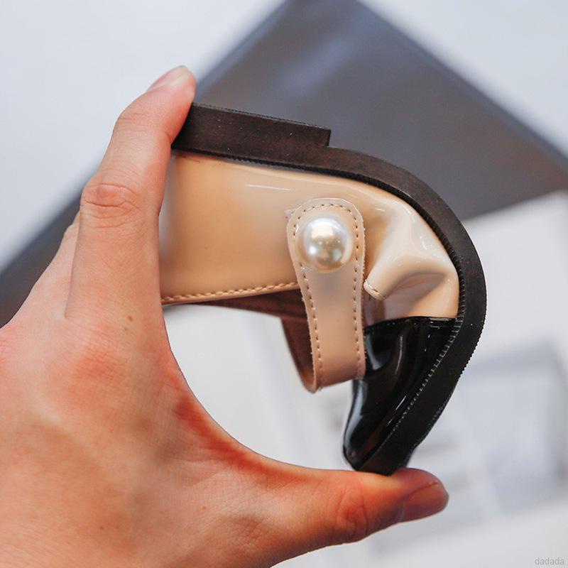 Giày Búp Bê Da Mềm Kiểu Hàn Quốc Đáng Yêu Thoải Mái Dành Cho Bé Gái