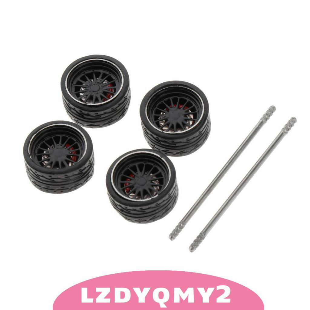 HOTWHEELS Bộ 4 Bánh Xe Đồ Chơi Tỉ Lệ 1: 64