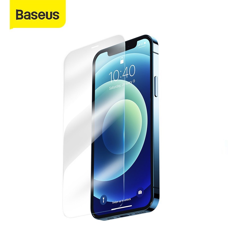 Bộ 2 kính cường lực Baseus Tempered Glass 6.7inch dày 0.3mm độ nhạy cao cho iPhone 12 Pro Max