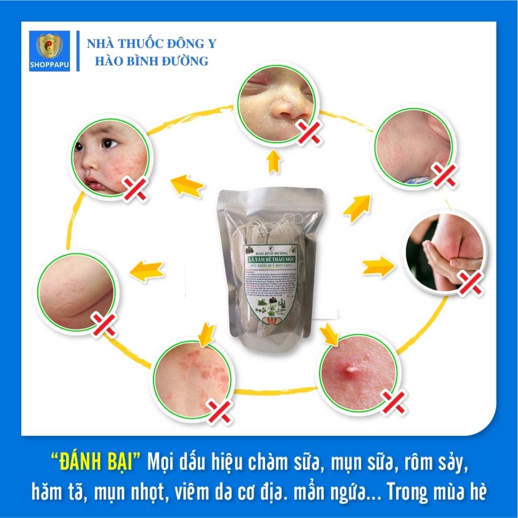 ✅ Nước Tắm Thảo Dược Cho Bé Loại Nào Tốt - Lá Tắm Gội Thảo Dược Cho Bé Túi Lọc, Chàm Sữa, Rôm Sẩy, Mẩn Ngữa