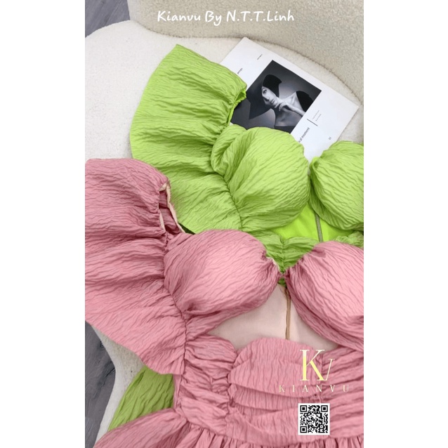 (MẪU MỚI) ĐẦM XỐP NHÚN TAY XÒE SIÊU HOT XINH NHƯ CÔNG CHÚA PU HHP