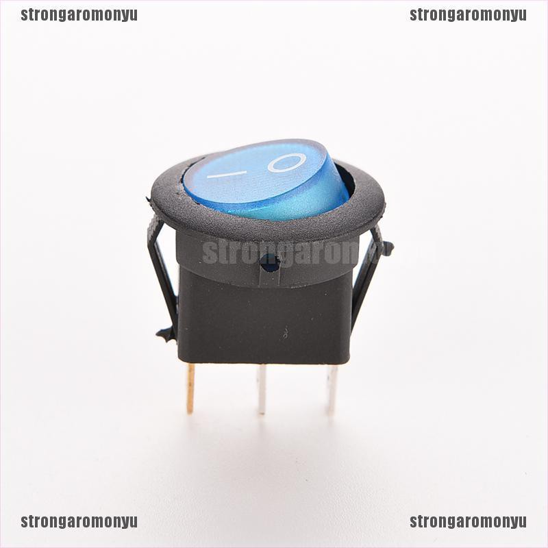 Set 4 Công Tắc Tròn Cho Xe Ô Tô 12V 16A