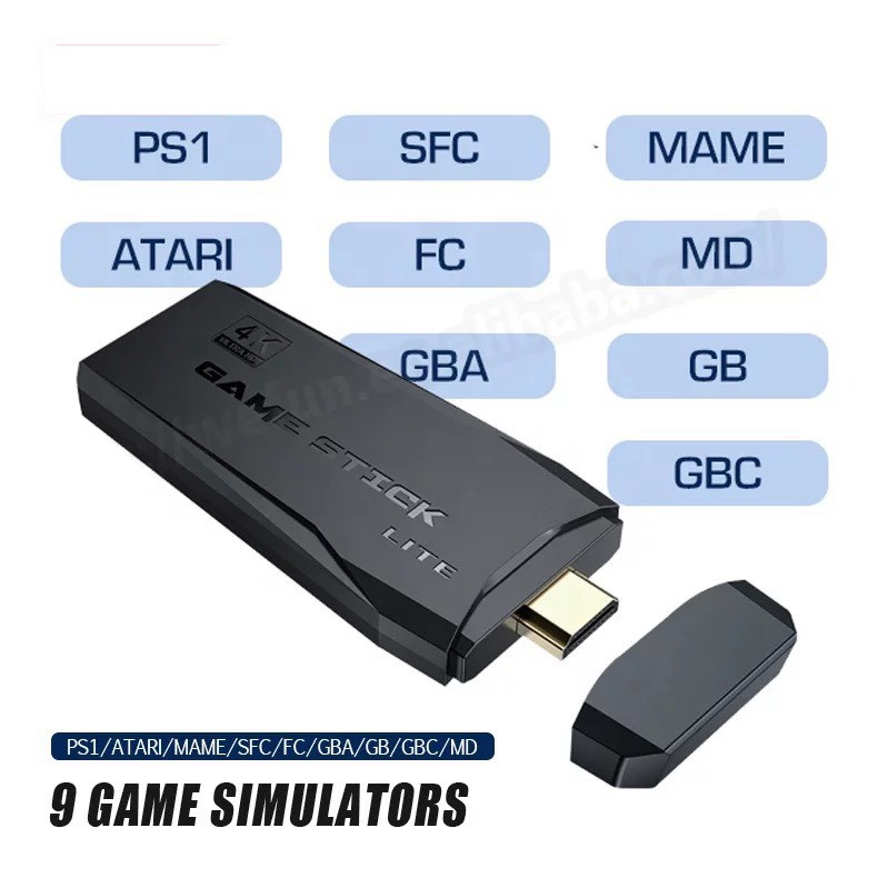 [ Đã up game mới ] Máy Chơi Game, Stick 4k HDMI Ultra HD - Máy điện tử 4 nút không dây - tích hợp 3520+ games | BigBuy360 - bigbuy360.vn