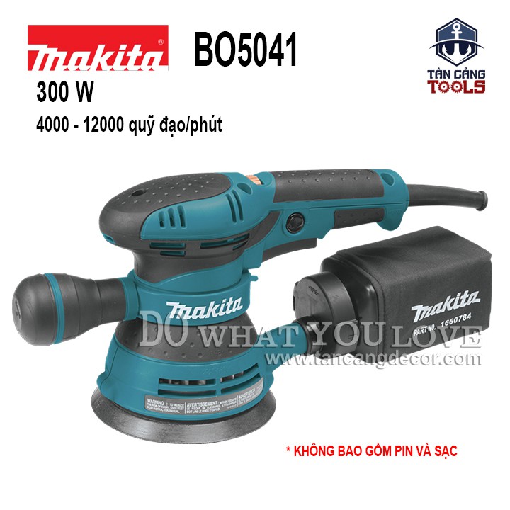 Máy Chà Nhám Quỹ Đạo Tròn Makita BO5041 300W