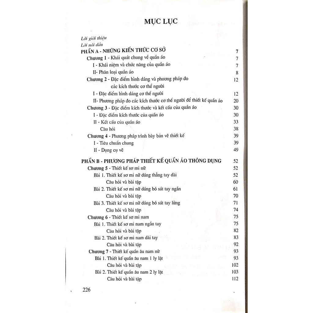 Sách - Giáo Trình Thiết Kế Quần Áo