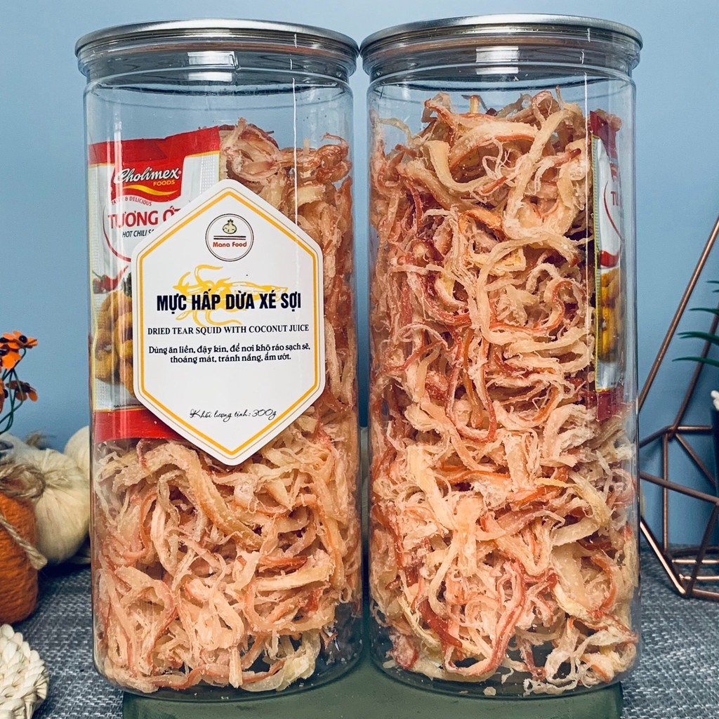Khô mực cán tẩm hộp 300g [ cay ngon suýt xoa ] { nhâm nhi xem bóng đá } | BigBuy360 - bigbuy360.vn