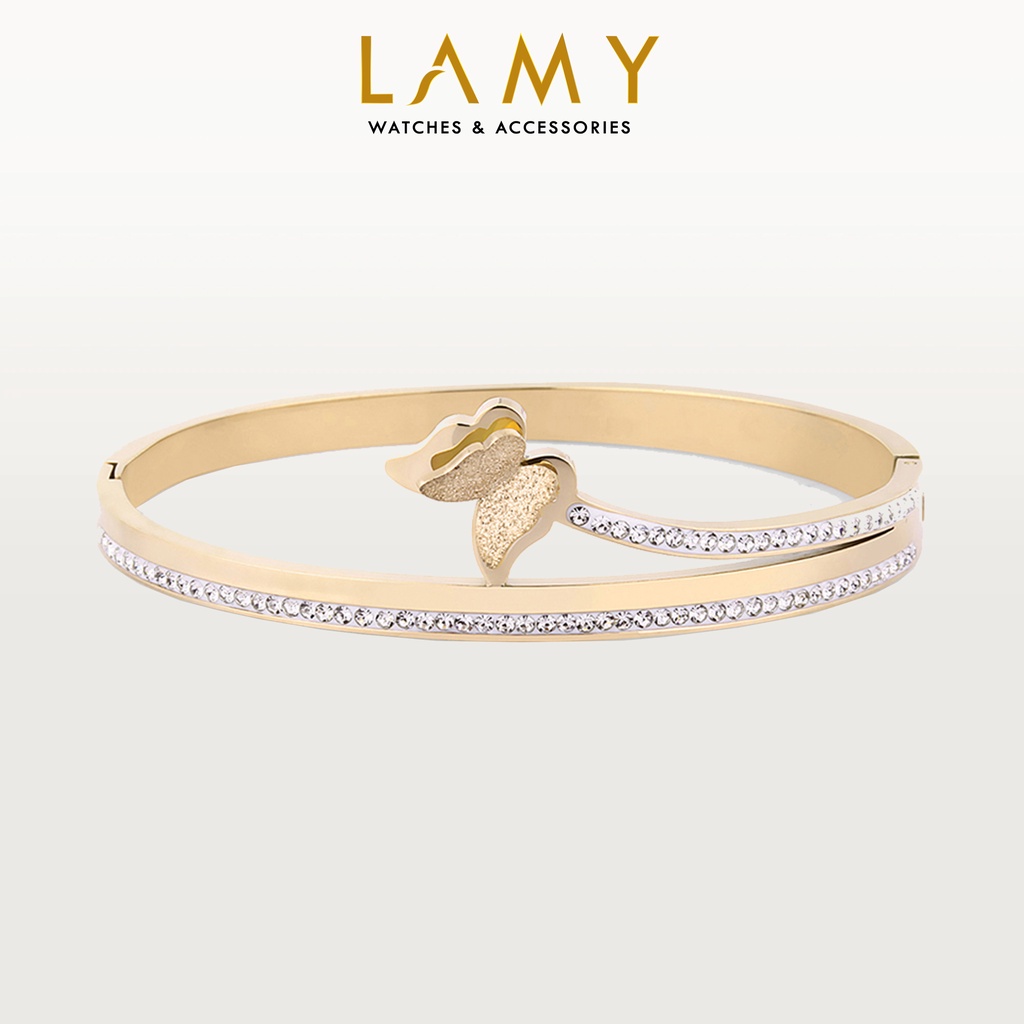 Vòng tay CDE Butterfly Bracelet Classic Cuff Gold CDE20060