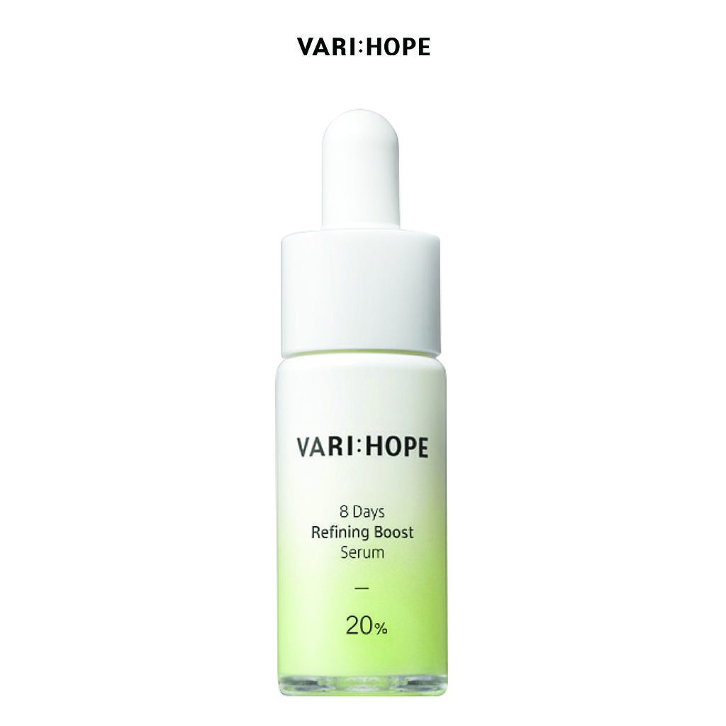 Tinh chất giảm mụn, dầu nhờn AHA, BHA, PHA VariHope 8 Days Refining Boost Serum