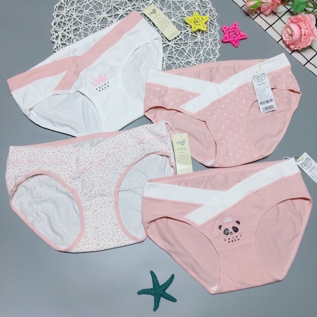 SÉT 4 QUẦN LÓT BẦU COTTON CAO CẤP