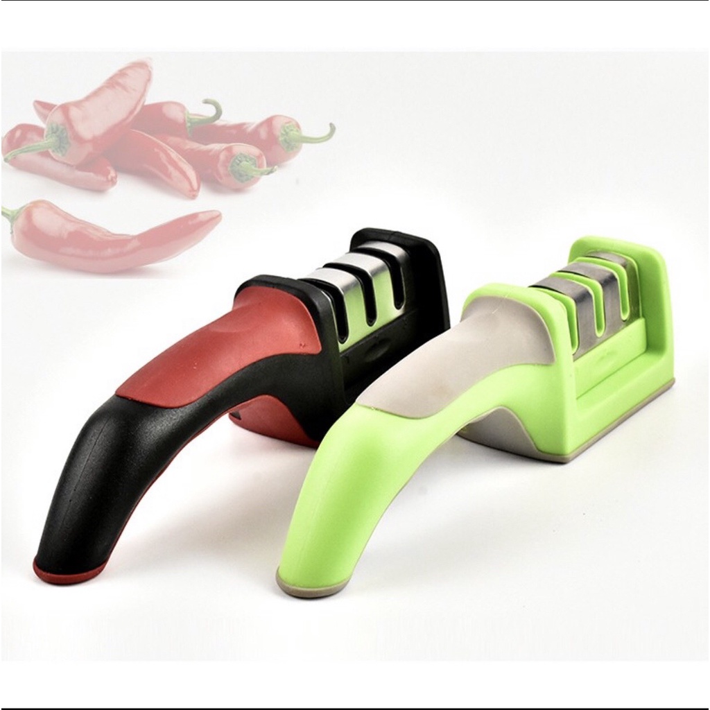 ( HOT SALE ) Dụng cụ mài dao kéo cầm tay 3in1, mài dao nhanh sắc bén siêu tiện lợi