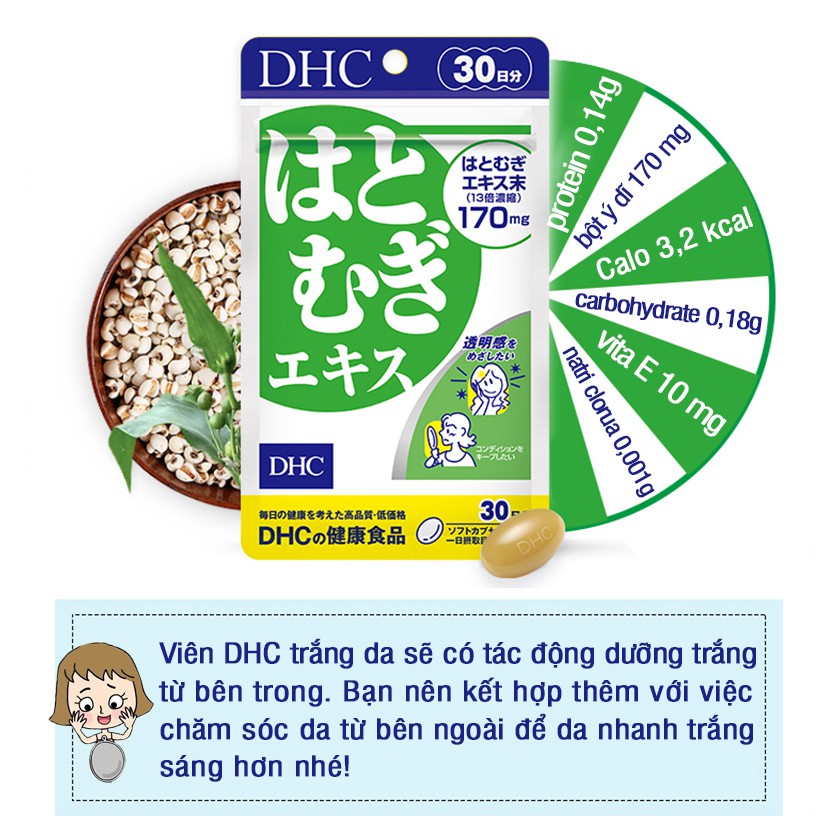 Combo SÁNG HỒNG DA DHC Nhật Bản (Viên uống rau củ và viên uống trắng da) 30 ngày TM-DHC-CB4 | BigBuy360 - bigbuy360.vn