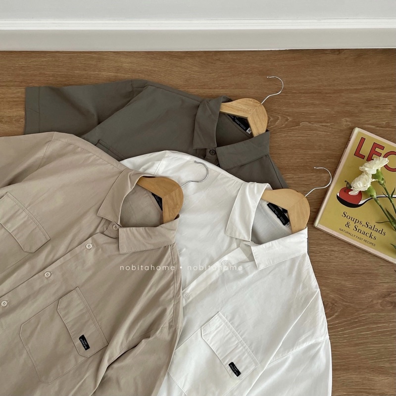 SƠ MI TAY NGẮN K2162 TÚI NẮP “LIFE”