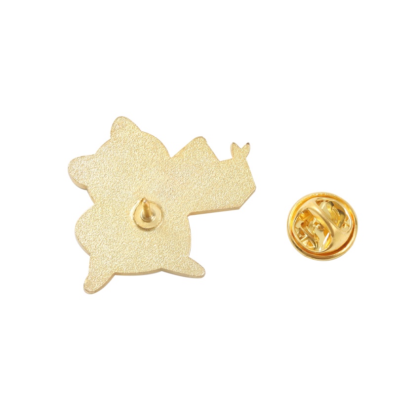 Ghim Cài Áo Trang Trí Hình Gấu Trắng/Mèo/Cá Cho Nam Nữ