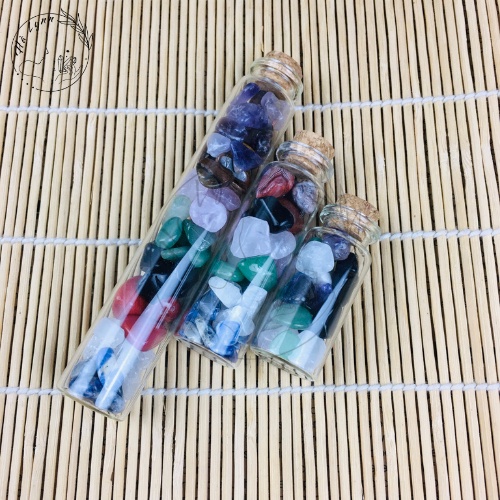 Lọ đá thạch anh tự nhiên đẹp như hình gồm 3 size dùng trong tarot luật hấp dẫn