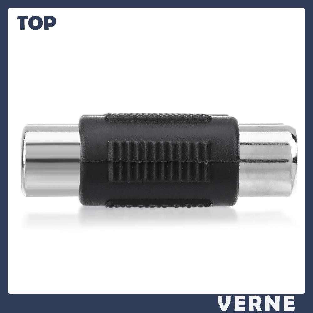 Giắc Cắm Chuyển Đổi Từ Verne Rca Female Sang Rca Female | BigBuy360 - bigbuy360.vn