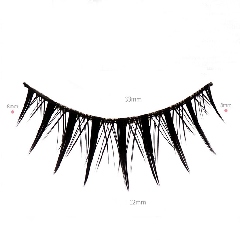 [Hàng mới về] Set 4 cặp lông mi giả cong dày tự nhiên không gây kích ứng