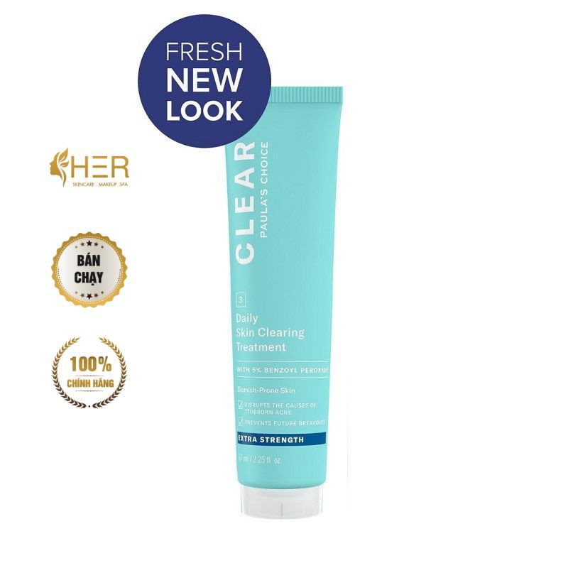 Kem hỗ trợ giảm viêm Paula's Choice Benzoyl 5% trial 15ml