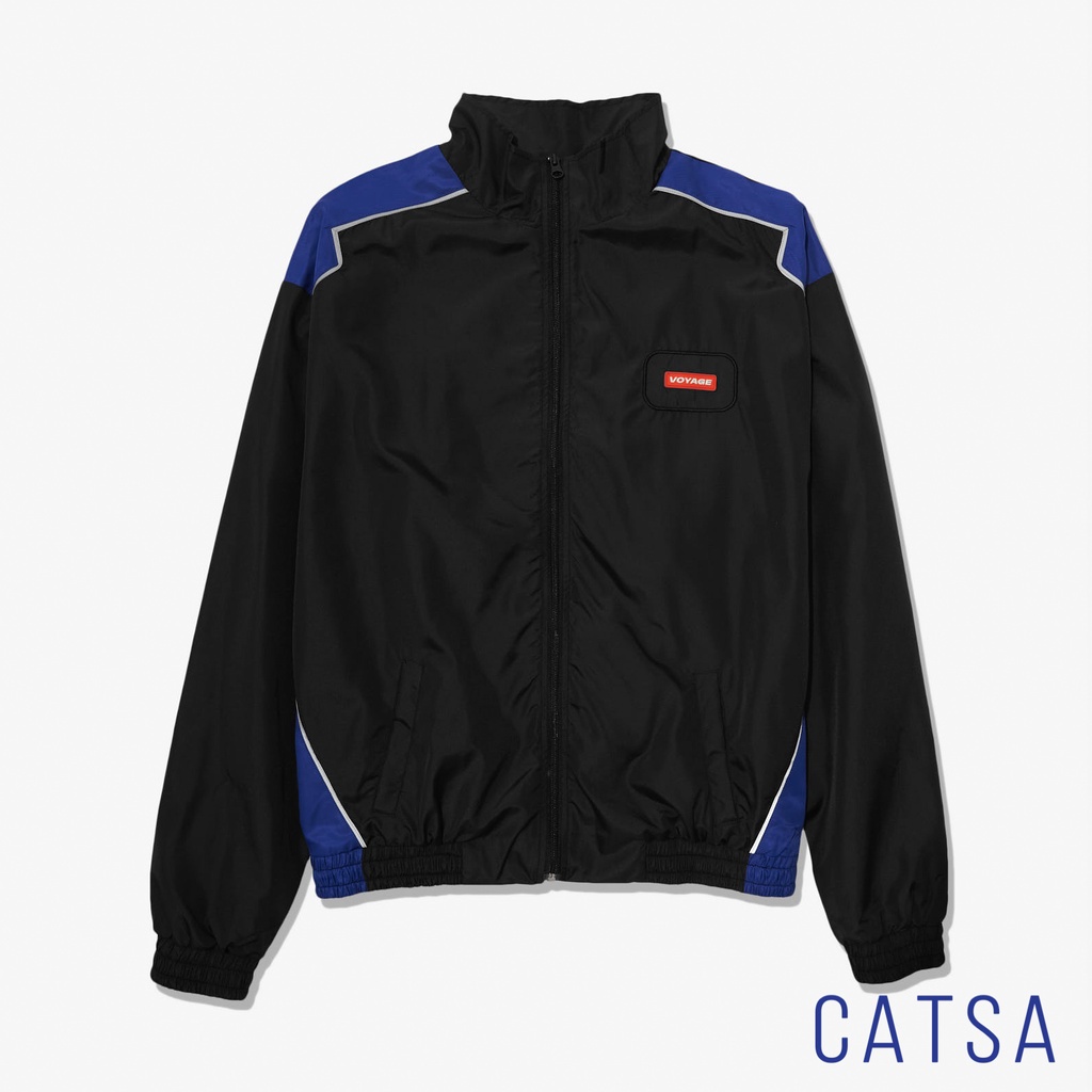 Áo khoác vải dù 2 lớp phản quang Voyage thời trang CATSA chất dù chống nắng,nước, mặc thoải mái AKB103