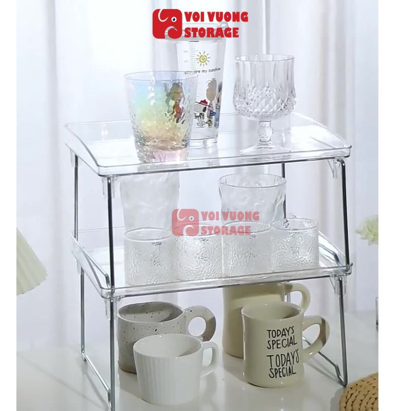 Kệ Mỹ Phẩm, Gia Vị Trong Suốt Thương Hiệu Voi Vuông