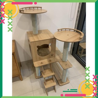 GL157 Nhà cây cho mèo mẫu 02 - Cat tree (Có sẵn)