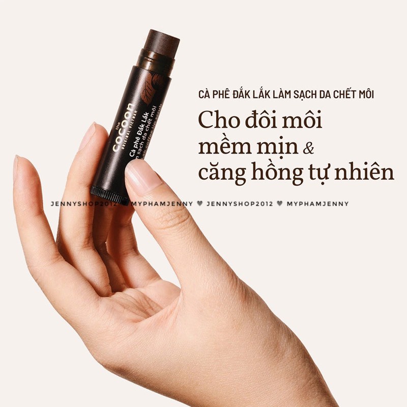 Tẩy Da Chết Môi Cà Phê Cocoon