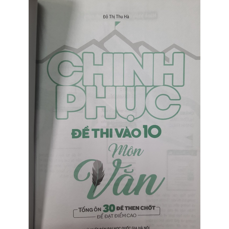 Sách - Chinh phục đề thi vào 10 môn Văn