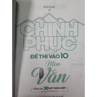 Sách - Chinh phục đề thi vào 10 môn Văn