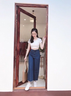 Áo crop thun