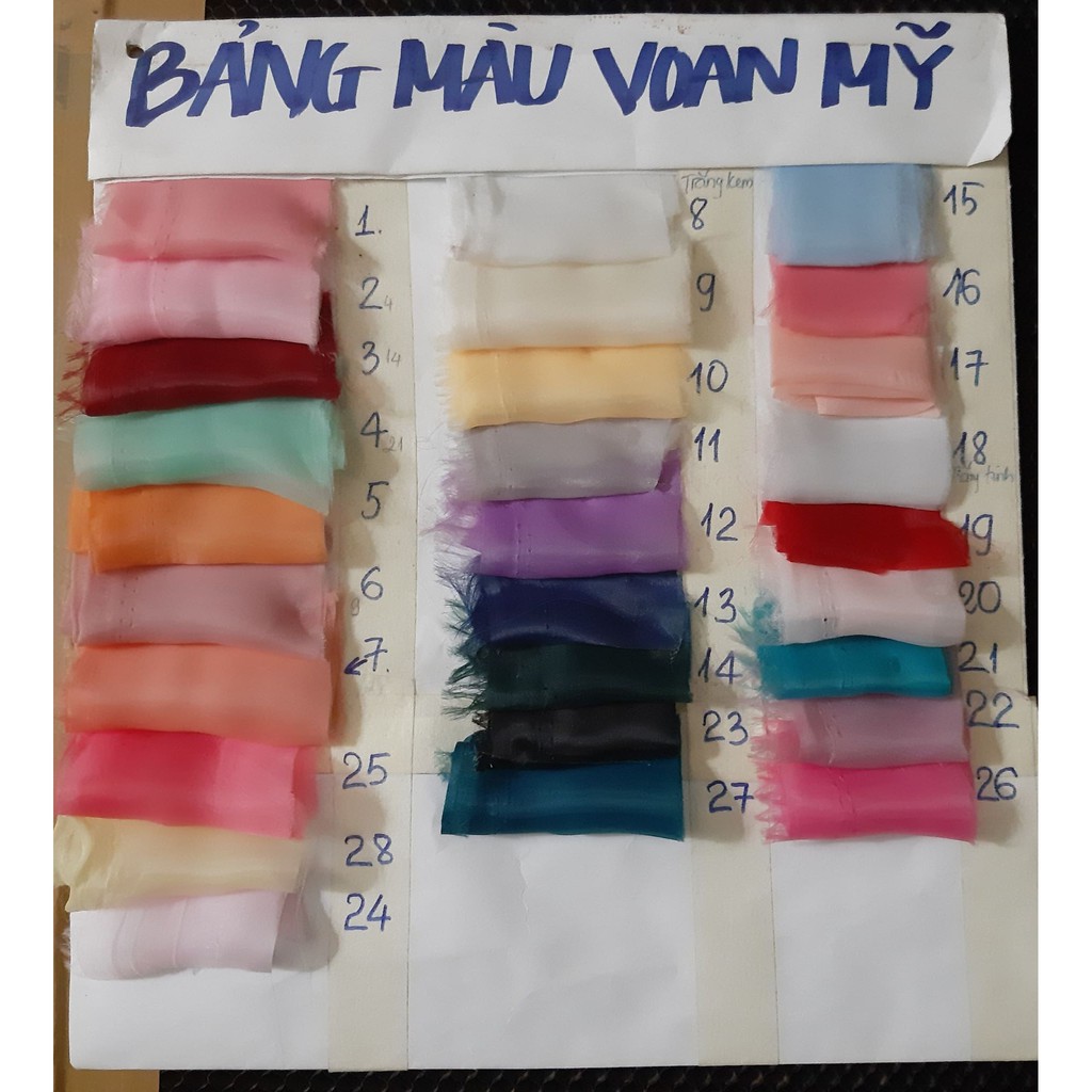 Voan Mỹ làm hoa