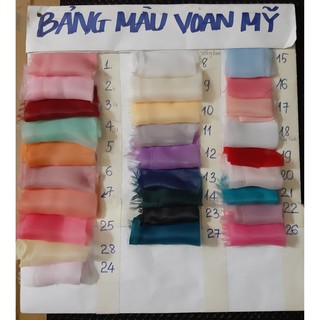 Voan Mỹ làm hoa