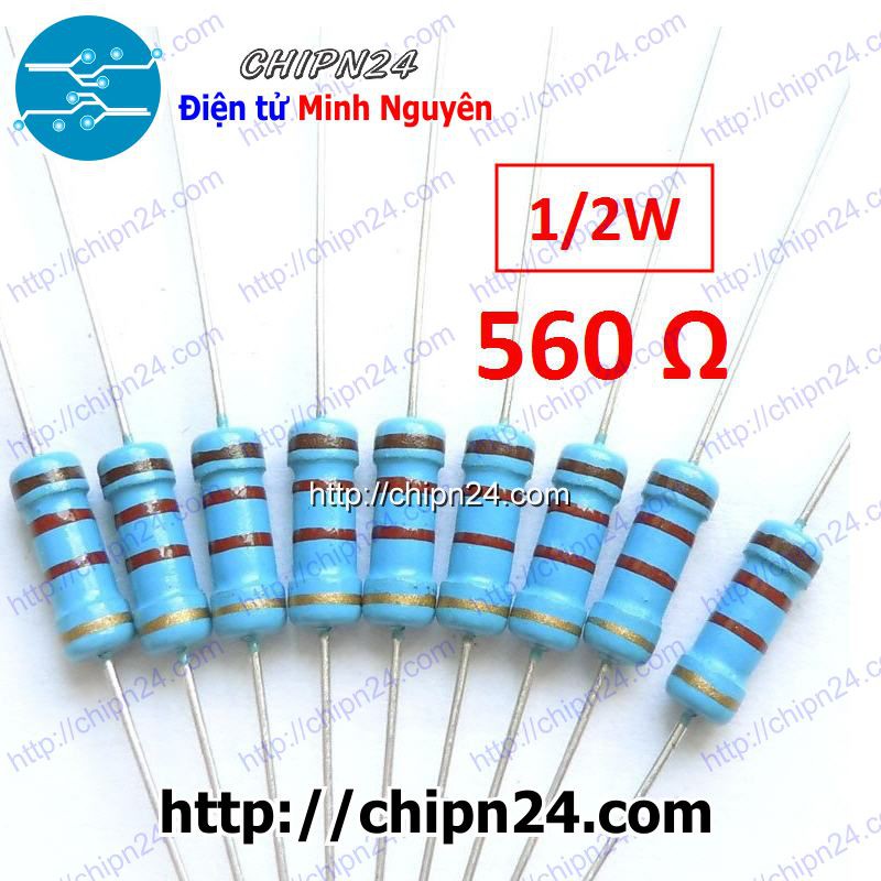 [20 CON] Điện Trở 560R 1/2W