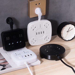 [Ditong Electronics] Ổ cắm USB đa chức năng thông minh Porous Bảng cắm trên tường Bộ chuyển đổi không dây Ổ cắm thông minh Bàn làm việc thông minh