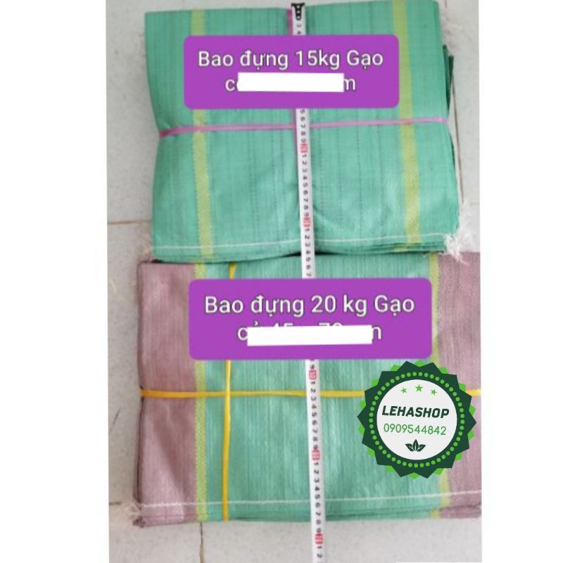 [Giá tốt] Combo 100 bao pp dệt đựng gạo 20kg