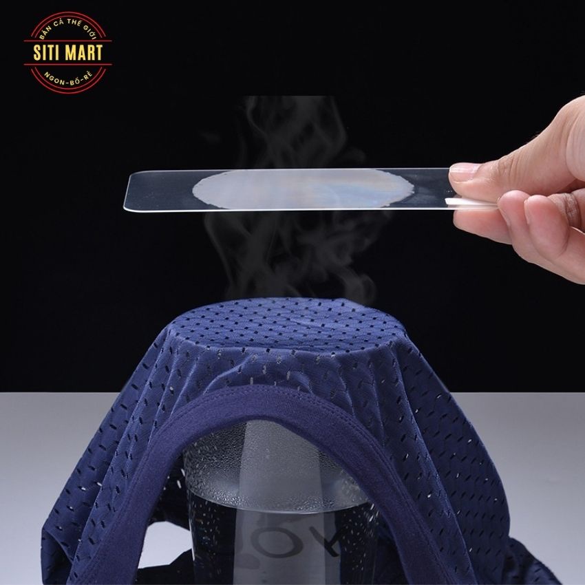 Hộp 4 quần lót nam quần sịp đùi thun lạnh thông hơi cạp to cao cấp siti mart