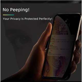 Kính cường lực iphone 11 / iphone 11 pro / iphone 11pro max chống nhìn trộm độ cứng 9H cao cấp tặng kèm giấy lau