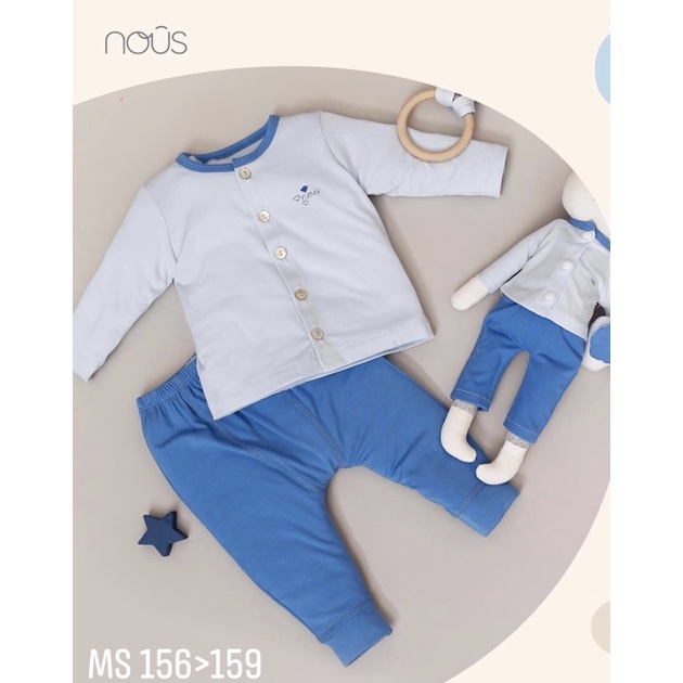 Bộ dài cài khuy thẳng Nu Petit