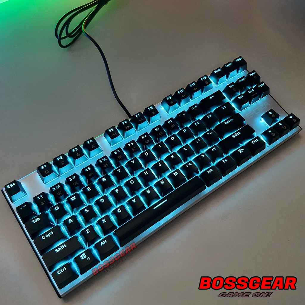 Bàn phím cơ EDRA EK3087 TKL ( LED đỏ, BLueRedBrown Switch, Bảo hành 2 năm )