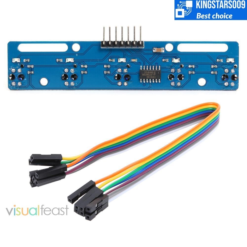Mô đun cảm biến dò line 5 kênh TCRT5000