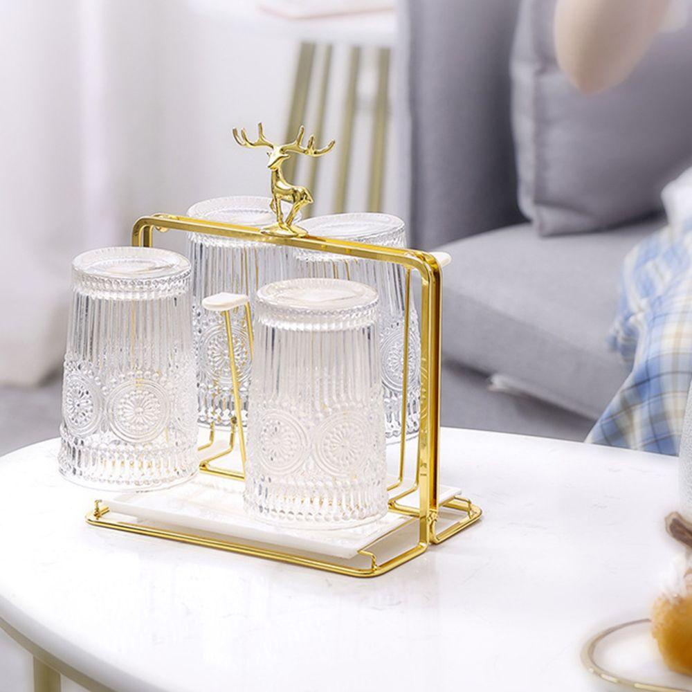 GOGOUP Giá Đỡ Phơi Khô Cốc Cà Phê Bằng Kim Loại Tự Động Đa Năng