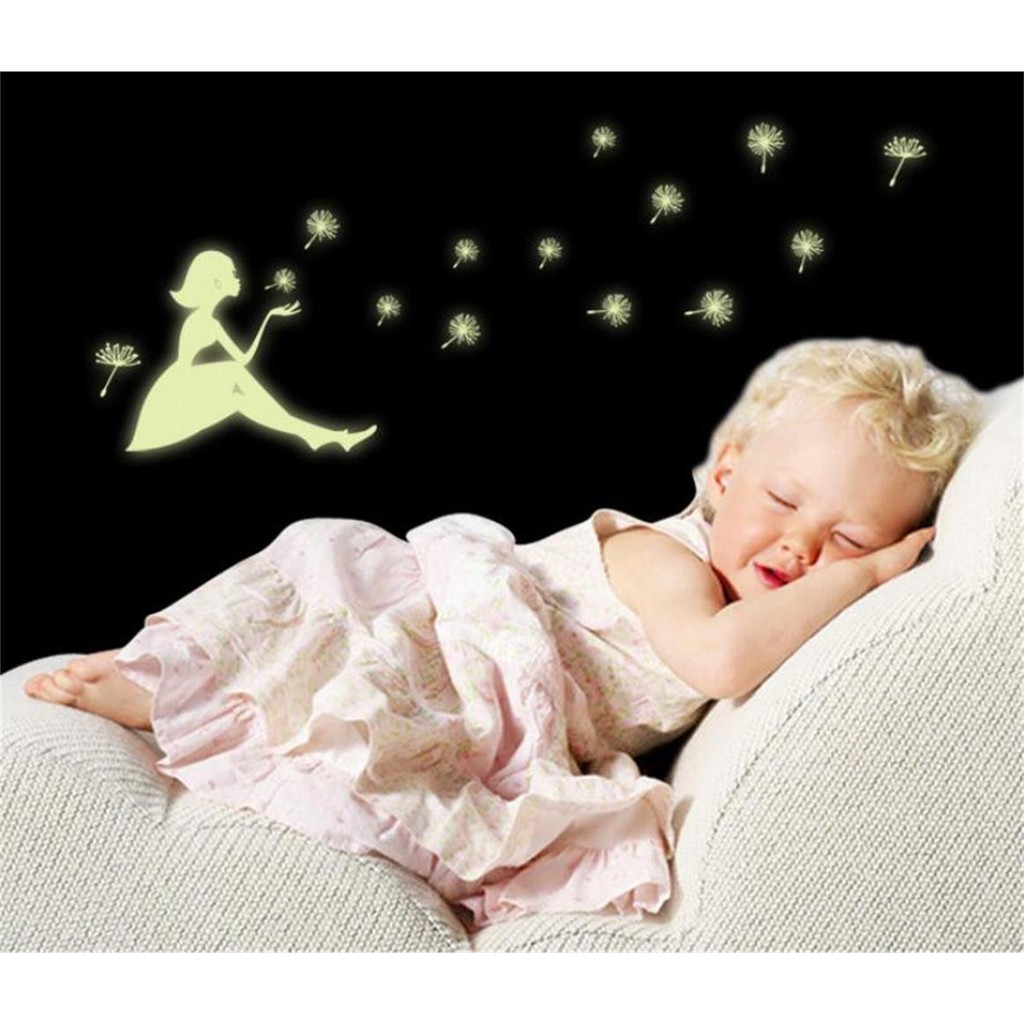 CONOPERY Decal dán tường dạ quang đẹp mắt cho nhà hoặc văn phòng có 4 kiểu tùy chọn