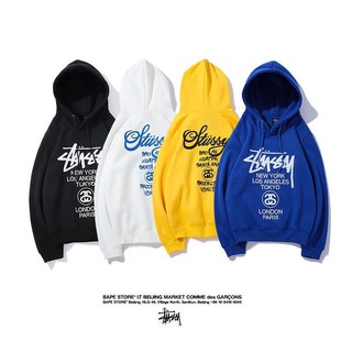 【Ready Stock】 STUSSY       long sleeved sweater hoodie Jackets loose blouse   C09336