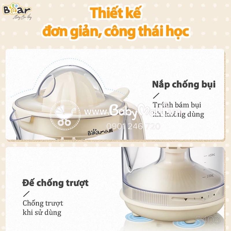 Máy vắt cam tự động Bear SML CSJ-A04B1