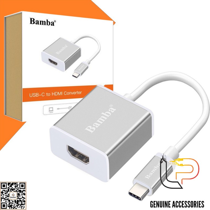 CÁP CHUYỂN USB TYPE-C RA HDMI BAMBA B5