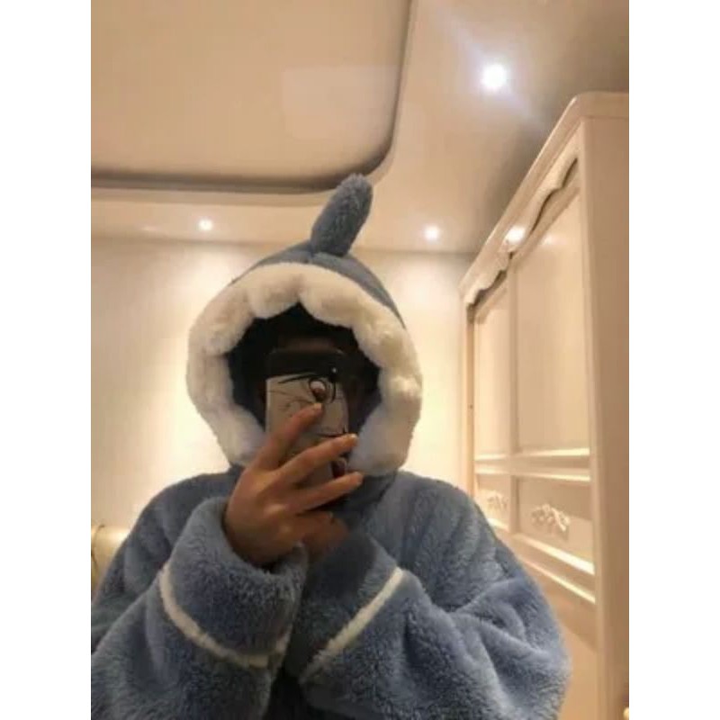 Bộ ngủ bông hình cá mập (có ảnh thật) | BigBuy360 - bigbuy360.vn