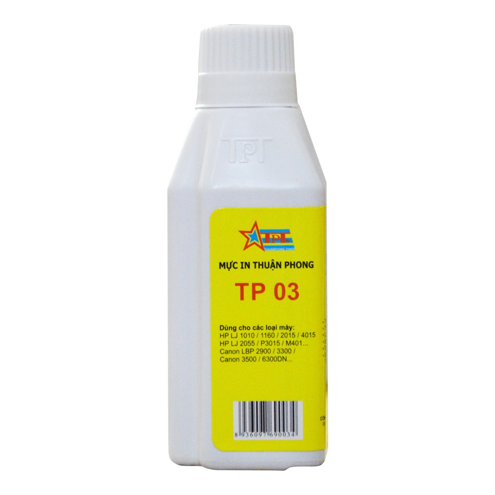 Mực đổ Thuận Phong TP03 (CHAI MỚI) dùng cho máy in HP - Canon