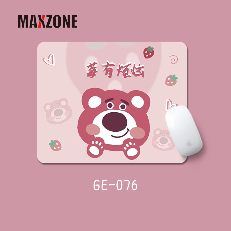 Maxzone Tấm Lót Chuột Và Bàn Phím Máy Tính 21X26 Jennie / Kirby Lotso / Gấu / Dâu Tây Siêu Đáng Yêu