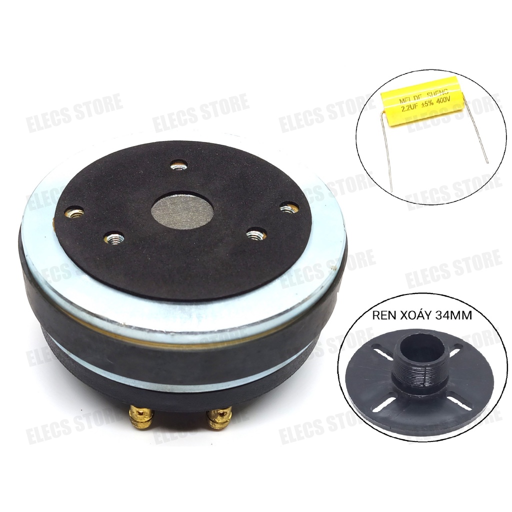 Loa Treble Kèn 450 P.Audio Kèm Bích Ren Xoáy Và Tụ 2.2uF (1 Cái)