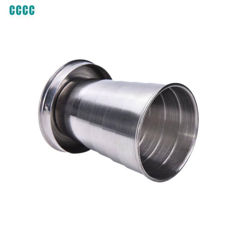 Cốc Mini Bằng Thép Không Gỉ Có Thể Gấp Gọn Tiện Dụng Mang Theo Du Lịch