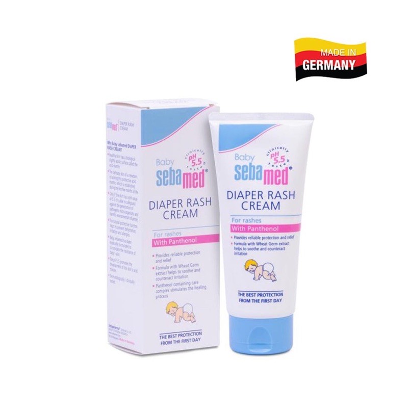 [Nhập khẩu] Kem ngừa hăm tã Sebamed diaper rash cream ph 5.5 tube 50ml